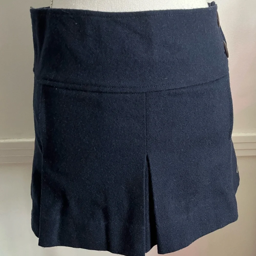 American Eagle Outfitters • NWT Dark Blue Navy New School Pleated Mini Skirt